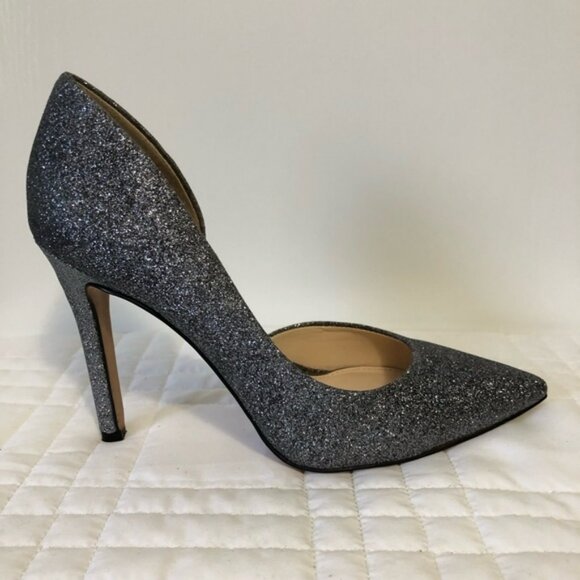 Jessica Simpson Claudette Alloy Glitter Pump Size 6.5M - Picture 6 of 10